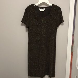 Sparkling gold brown dress
